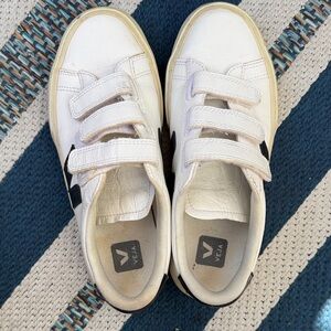 Veja Women’s White and Black Sneakers